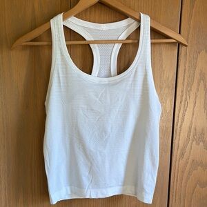Lululemon size 4 White Racerback Tank Top